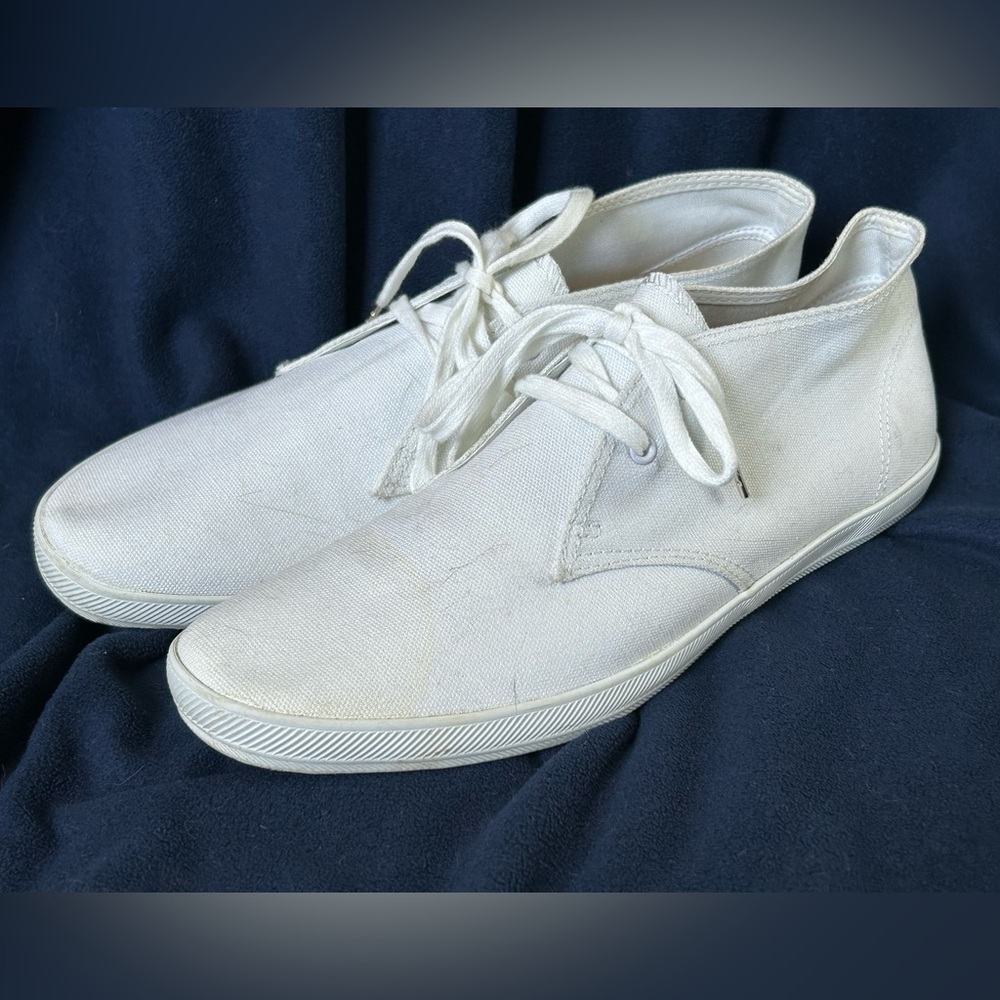 Keds White Canvas Chukka Sneakers